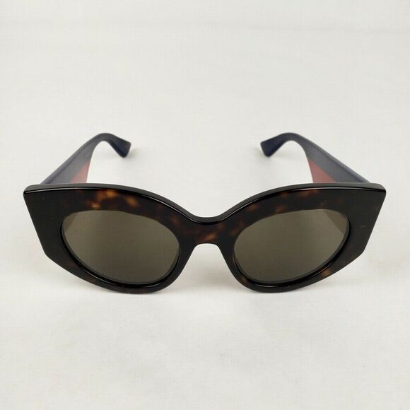 New Gucci Havana Oversize Cat Eye #169052G17B - Picture 6 of 10